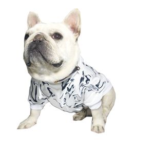 Bawełna Sweter Pet Bluzy Bluza Ubrania Outdoor Sport Zwierzaki T Shirt Dog Odzież Bulldog Teddy Pug Dogs Odzież