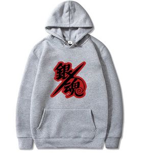 Gintama Hoodie Moda Uzun Kollu Erkek ve Kadın Hoody Streetwear Tops Y0804