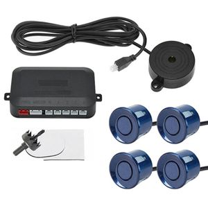 Car Rear View Cameras& Parking Sensors Universal Reverse Backup Radar System Auto Warning Kit With 4 Sound