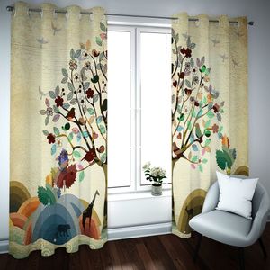 Casa decoração janela abstrato ktv cortina decorativa cortinas blackout 3d cortinas para cozinha cozinha