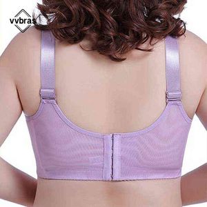 VVBRAS Plus Size Bra Ultrathin Lace Bralette for Woman Push Up Brassire Regulowane pełne biustonosze Bras Girls C D Cup Bras 211217