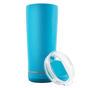 11 Renkler Tumbler Yaratıcı 18 oz Açık Taşınabilir Su Şişesi Su Geçirmez Hoparlör Çift Duvar Paslanmaz Çelik Şarap Tumblers Müzik Kupası