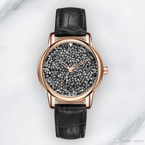 Frauen kleiden uhr geschenk wasserdicht Gypsophila zifferblatt Luxus Mode Quarz kleidung Uhren mädchen Student uhr armbanduhr