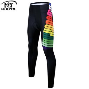 Racing Pants Kiditokt 2021 MTB Cykelbyxor Kvinnor Sugsäker cykling med Coolmax 3D Gel Padded Mountain Bike Tights