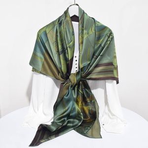 Ciężki jedwabny szaliki żeńskie szwy w stylu Indian Wild 100% Silk Scarf Szal Dual