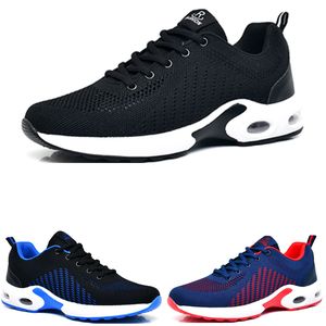 dropshipping män löparskor svart och vitt blå röda mode mens tränare utomhus sport sneakers walking löpare sko storlek 39-44