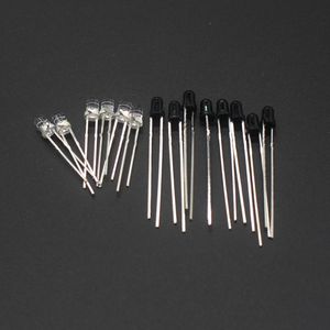Light Beads 100pcs 3mm 5mm 940nm IR LED Assorted Infrared Emitter And Receiver Diode Diodes Lamp