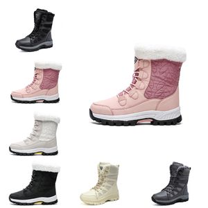 Damen-Schneestiefel, modische Winterstiefel, Klassiker, Mini-Knöchel-Shorts, Damen-Mädchen-Damen-Schuhe, dreifach schwarz, kastanienbraun, marineblau, für den Außenbereich und den Innenbereich