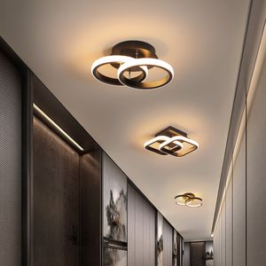 Modern For Home Black White Small Led Ceiling Light For Bedroom Corridor lamp Balcony Lights Luminaires