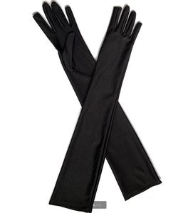 Klassiska Vuxna Handskar Hud Opera / Elbow / Armband Stretch Satin Finger Långa Kvinnor Flapper Handskar Matchande Kostym GC737