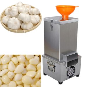 25kg / h peeler de alho de aço inoxidável processador de alimentos elétricos máquina picada comercial 180W 220V / 110V