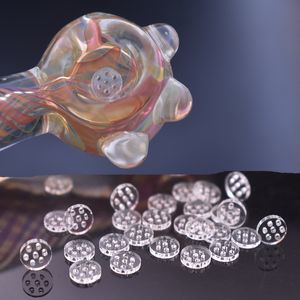 Durchmesser 7 mm Heneycomb-Glassiebfilter mit 7 Löchern für Atmos AGO G5 Dry Herb Vaporizer E Cigs Rauchtabaklöffelpfeife