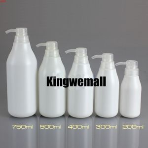 Wholesale food container packaging for sale - Group buy 750ml Empty White Plastic Milk Bottle Cosmetic Packaging Food Container Pump Bottles Make Up Accessories Shampoo Storagegood qty