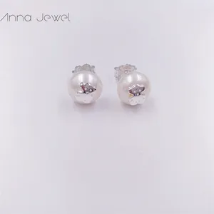 Bear jewelry 925 sterling silver girls To us fun Pearl bridal earrings for women Charms set wedding party birthday gift Ear-ring Luxury Accessories 411143500