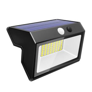 48 LED Solar Powered PIR Motion Sensor Light Outdoor Garden Security Flood Lamp