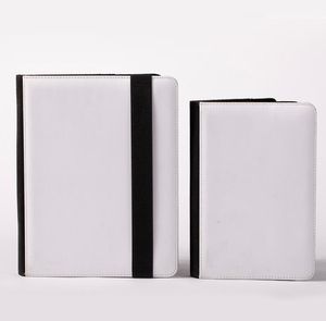DHL30PS Tablet PC Kılıflar Çantalar Süblimasyon DIY Beyaz Boş PU Deri Ipad Kapak Fit 7-8 inç Or9-10 inç için