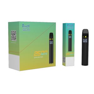 Fumot Original RandM Squid Bar 2500 Züge Zigarette Einweg-Vape-Stift 16 Geschmacksrichtungen Mesh-Spule vom Hersteller erhältlich