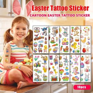 Wholesale tattoo clean for sale - Group buy Gift Wrap Personal Decoration Long Lasting Easy To Clean Party Accessories Easter Tattoo Sticker Egg Body Stickers