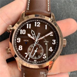 Mens Watches GR 5524 Automatic Mechanical Movement Belt Buckle Sapphire Mirror 42mmx10mm Through Luxury Watch