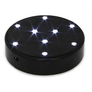 4inch Uplight Lamp Round LED Base Vase Light Wireless Battery Operated Lights For Centerpiece Lighting Decoration Party