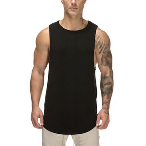 Yeni Yaz Koşu Yelek Erkekler Mesh Spor Giyim Spor Tank Tops Vücut Geliştirme Kolsuz T Gömlek Fitness Erkek Stringer Tanktop 210421