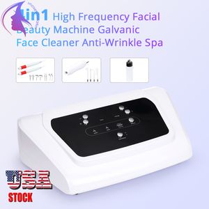 Attrezzatura di bellezza multifunzionale 4 in 1 Guanto magico galvanico Microcorrente Maschera facciale Biostimolazione Face Lift Macchina per la cura della pelle