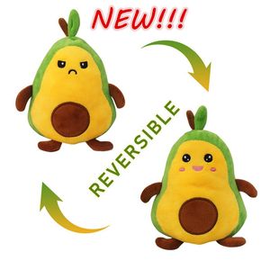 Peluche bambola reversibile simulazioni di avocado giocattoli reversibili farciti decorazioni per desktop per bambini adulti peluche all'ingrosso