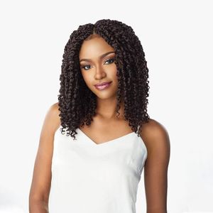 Pre-twisted Passion Twist Hair 24 Inch Pre-looped Passion Twist Crochet Braids Bohemian Hair Twist Synthetic Braiding Hair Extensions LS01