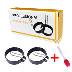 Ei Gebratene Bratformen Set Werkzeuge Gestaltung Eier Runden Herd Ringe Professionelle Kochen Maker Form Runde Küche Werkzeug Meer Schiff LSK660