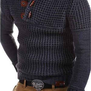 Maglione Uomo Primavera Autunno Inverno Uomo Moda Caldo Vintage Pullover Maglioni Oversize Dolcevita Cappotto Felpe Vestiti 211006