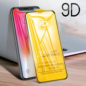 Полная крышка 9D 211D Закаленное стекло экрана Protector AB клей для OPPO REALME 7 7i 7 PRO RENO 10X ZOOM AX7 200 шт. / Лот