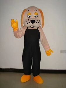 2022 Prestanda Svart Byxor Mascot Kostymer Jul Fancy Party Dress Cartoon Character Outfit Suit Vuxna Storlek Carnival Påsk Reklam Tema Kläder