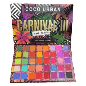 Coco Urban Eyeshadow Palette Color Carnival III Kärlek Tahiti Eye Shadow Makeup Vattentät Långarkmatta och skimrande pigmenterad skuggande pulver Hög kvalitet