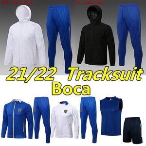 Yılbaşı Yelekleri toptan satış-Boca Juniors Futbol Forması Eşofman Setleri Maradona Tevez Carlitos Roma Kış Ceketler Pamuk Yastıklı Giysileri Eğitim Yelek Koşu Hoodies Ceketler