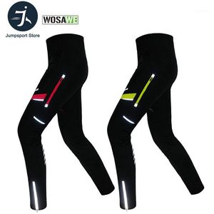 Wholesale thermal running tights men resale online - Running Pants WOSAWE Mens Women Thermal Cycling Bicycle Bike Winter Windproof Tights Men s Racing Cycle Warmth Trousers Ropa Ciclismo
