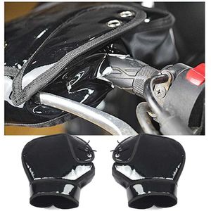 Motorcycle Handle Bar Muffs Gloves Leather Waterproof Leather Windproof Warm Cover Gloves Winter For Motorcycle Scooter H1022