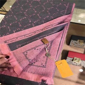 2023 Fashion Luxury Scarf Women's Thick cashmere Towel Classic Brand Shawl winter Long Scarves warm
