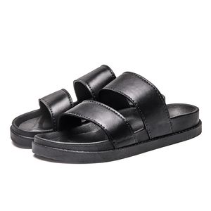 Top quality Men Women Casual Slippers Summer Sandals Scuffs black white Sandy beach shoes Flip Flops Lady Gentlemen flip-flops