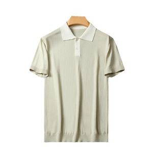 Polos Polos Luksusowy swobodny koszulka biznesowa 2021 Wysokiej jakości letnie ubrania biurowe Krótkie koszule z rękawem Dropship