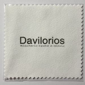 500PCS Custom LOGO 8*8cm Silver Polish Cloth Individual Packed Jewelry Cleaning Wiping Microfiber Suede