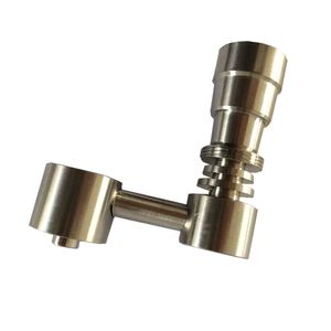 Pipe per fumo di sigaretta 14mm19mm 4 IN 1 chiodo in titanio senza cupola maschio e femmina, con vite. davvero conveniente