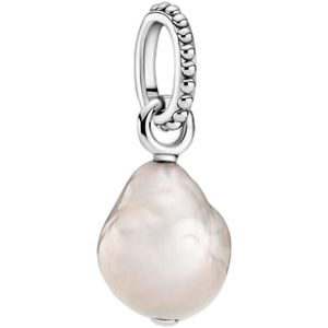 Memnon Biżuteria 925 Sterling Silver Charm Barokowa hodowlana słodkowodna perła Wisiorek Charms Koraliki Fit Oryginalne bransoletki Biżuteria DIY Making 399427C01