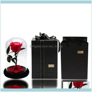 Decorative Party Supplies Home Gardendecorative Flowers & Wreaths Different Colors Of And Vase Festive Preserved Forever Rose Immortal Fresh