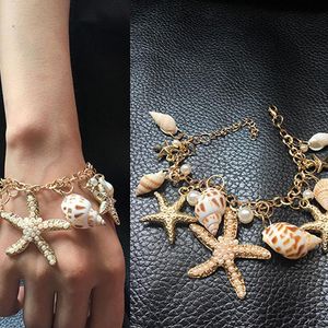 Perline, fili 1 pezzo Bracciale con conchiglia Perla femminile Regolabile Boho Amicizia Vera conchiglia Regalo gioielli per la festa della mamma