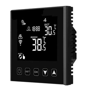 Hy603 -2Wifi Remote Control Black Electrical Underfloor Heating And Infrared Panel Digital Wifi Thermostat Smart Home