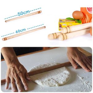 Turkish Oklava Rolling Pins 50/58 Cm Manti Ravioli Pizza Maker High Quality Wooden Kitchen Tools Baklava Maker Utensils Gift 211008
