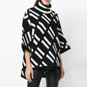 Kvinnors designer tröja lyxig besättning hals smal fit pullovers high street knitwears höst och vinter män kvinnor kläder jacquard cardigan