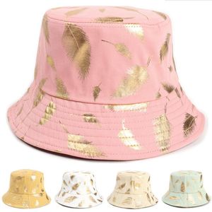 Summer Bucket Hat Fisherman Cap Women Men Gift Wide Brim Floral Universal Outdoor Travel Sun Beach Hats DB684