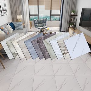 20PCS 30*30cm Modern Marble Tile Thick Self-Adhesive Wall Floor Stickers Ground Wallpapers Bathroom DIY Bedroom Home Decor