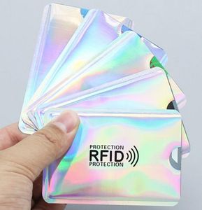 Xiruoer Laser Sliver Rfid Maniche per carte NFC Custodia per carte di credito anti-credito Proteggi custodie sottili per chip card ISO14443A per il tuo portafoglio Maniche anti-scansione 1000 pezzi